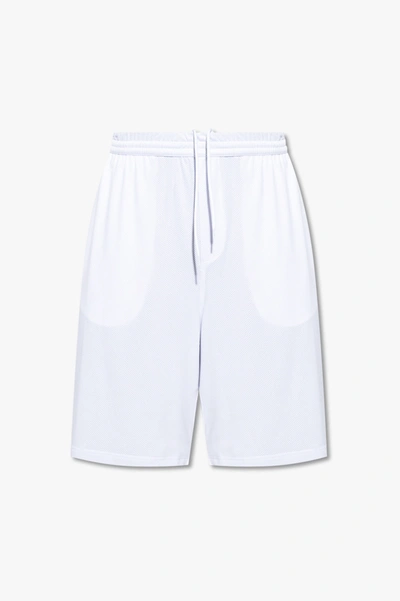 Shop Balenciaga White Swim Shorts In New