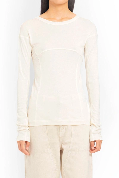 Shop Helmut Lang Tops In Off-white