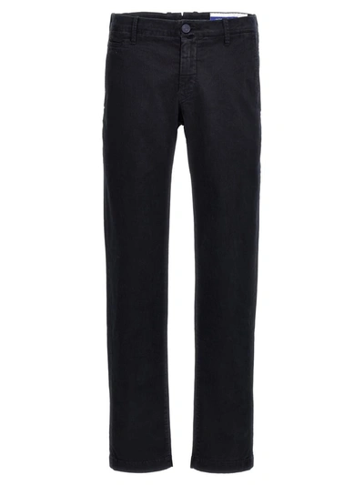 Shop Jacob Cohen Chinos In Blue