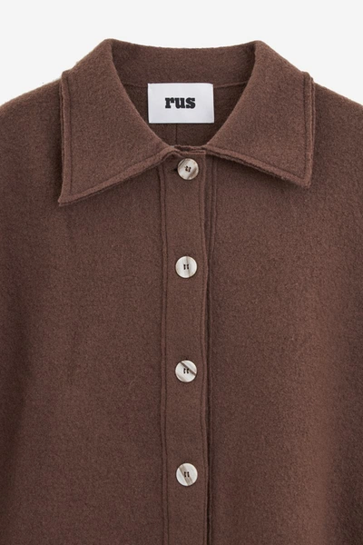 Shop Rus Jackets In Brown