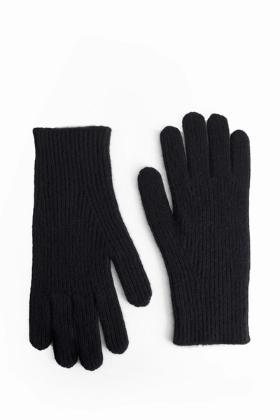 Shop Totême Toteme Gloves In Black