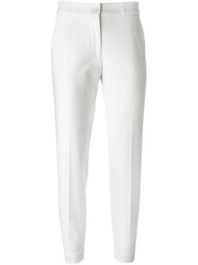 Shop Etro Slim Cropped Trousers
