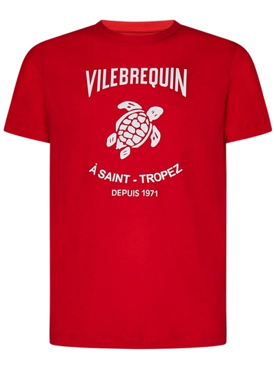 Shop Vilebrequin T-shirt In Rosso