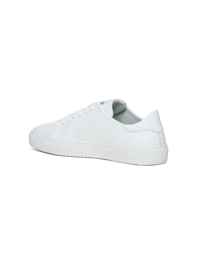 Shop Axel Arigato 'clean 90' White Sneakers With Printed Logo In Leather Man