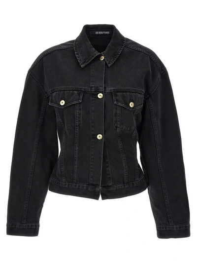 Shop Jacquemus 'la Veste De-nîmes' Jacket In Black