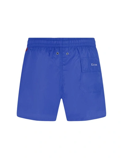Shop Kiton Swim Shorts In Blue