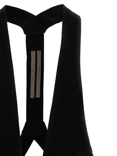 Shop Rick Owens 'lido Bauhaus' Vest In Black