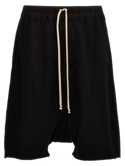 Shop Rick Owens Drkshdw 'pods' Bermuda Shorts In Black