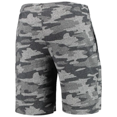 Shop Concepts Sport Charcoal/gray Purdue Boilermakers Camo Backup Terry Jam Lounge Shorts