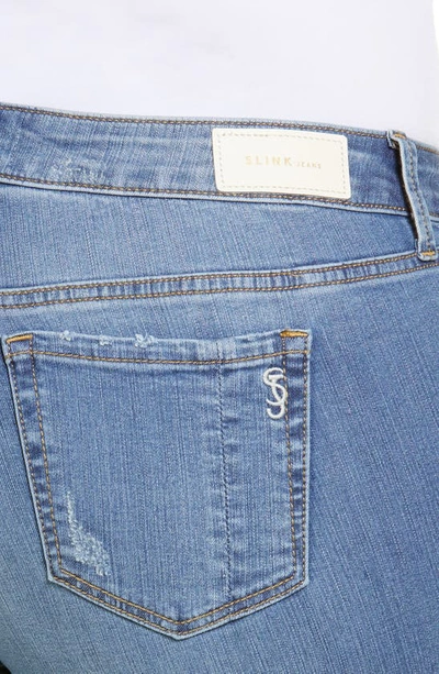 Slink Jeans Ankle Denim Leggings In Hazel