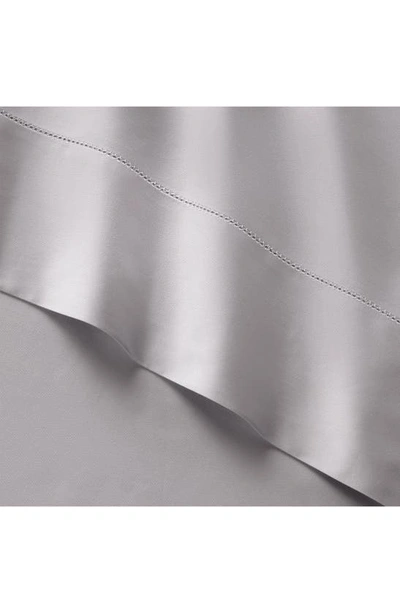 Polo Ralph Lauren Organic Sateen 624-thread Count Fitted Sheet In True Platinum