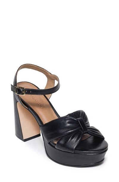 Shop Bernardo Footwear Veronika Platform Sandal In Black