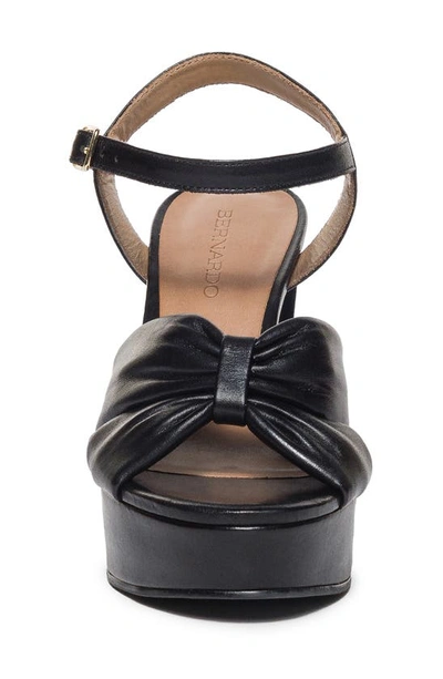 Shop Bernardo Footwear Veronika Platform Sandal In Black
