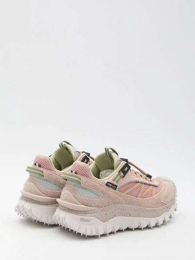 Shop Moncler Trailgrip Sneakers In Pink
