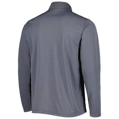 Shop Champion Gray Virginia Tech Hokies Textured Quarter-zip Jacket