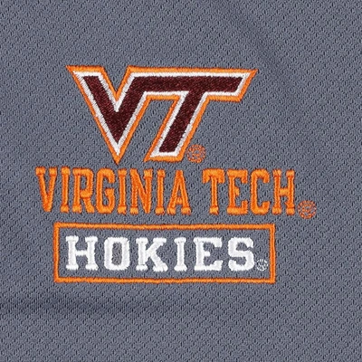 Shop Champion Gray Virginia Tech Hokies Textured Quarter-zip Jacket