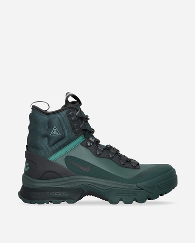 Shop Nike Acg Air Zoom Gaiadome Gore-tex Boots Vintage Green / Bicoastal In Black
