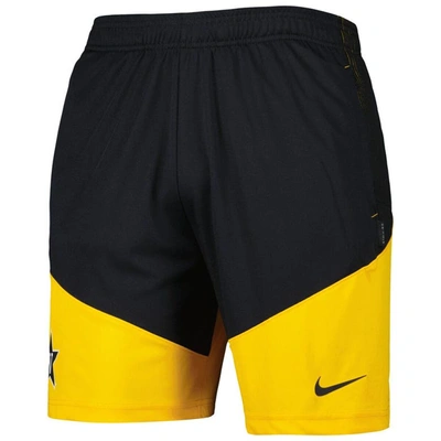 Shop Nike Black/gold Vanderbilt Commodores Player Performance Lounge Shorts