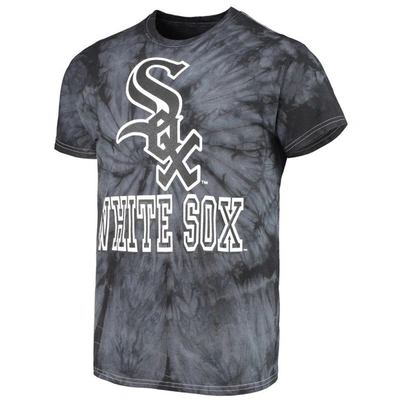 Shop Stitches Black Chicago White Sox Spider Tie-dye T-shirt