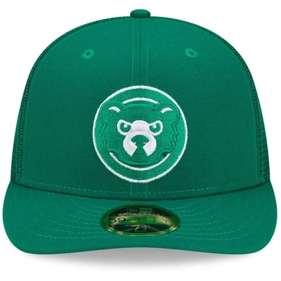 Shop New Era Green Chicago Cubs 2022 St. Patrick's Day Low Profile 59fifty Fitted Hat