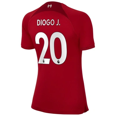 Shop Nike Diogo Jota Red Liverpool 2022/23 Home Breathe Stadium Replica Player Jersey
