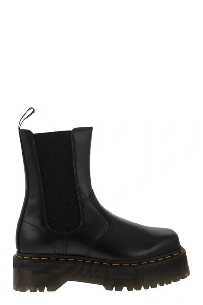 Shop Dr. Martens' Dr. Martens 2976 Hi Quad - Chelsea Boot In Black