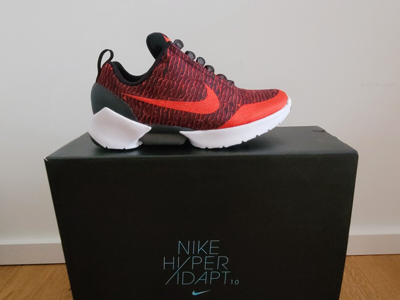 Pre-owned Nike Hyper Adapt 1.0 Eu "habanero" Sneaker Neu Habanero Red, Rot, Grösse. 40,5