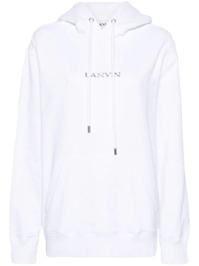 Shop Lanvin Hoodi Sweater In White