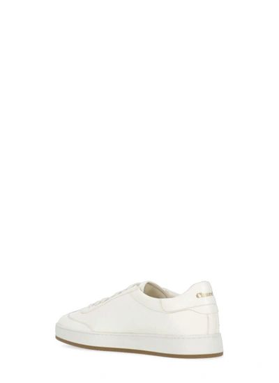 Shop Church's Ivory Leather Sneakers In White