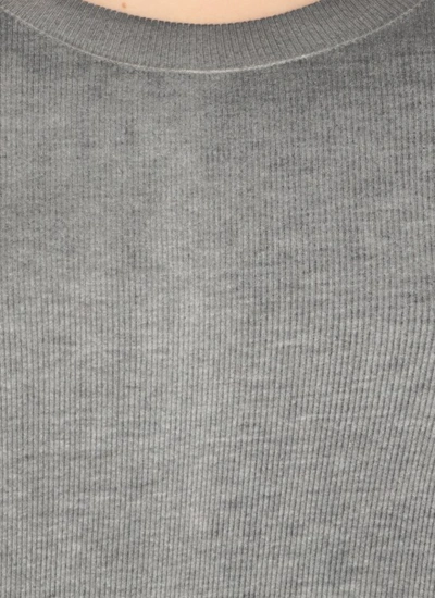 Shop Avant Toi Silk Blend Sweater In Grey