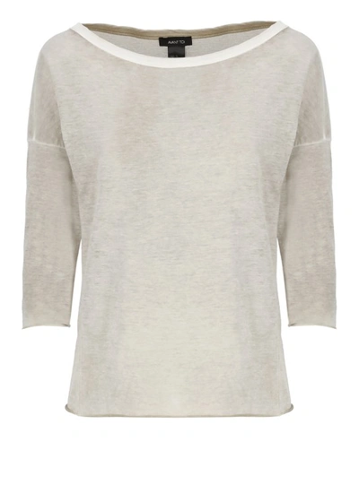 Shop Avant Toi Cotton Sweater In Green