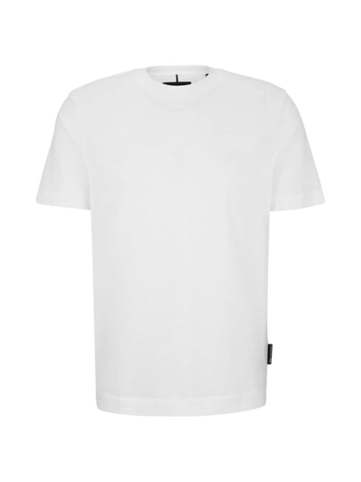 Shop Hugo Boss Men's Porsche X Boss Mercerized-cotton T-shirt In White