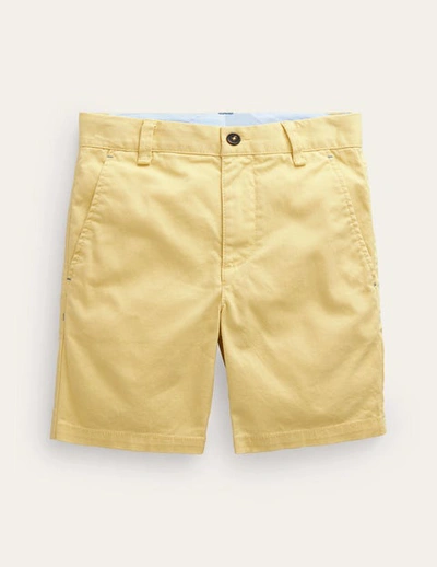 Shop Mini Boden Classic Chino Shorts Honey Yellow Boys Boden
