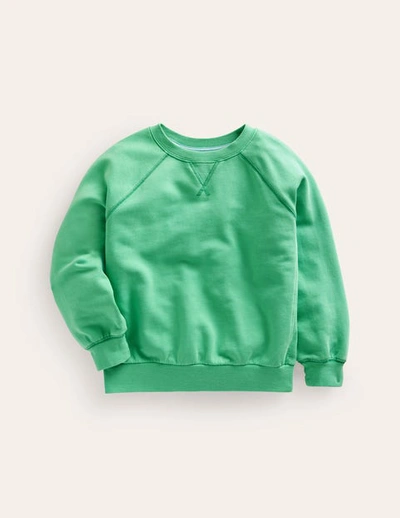 Shop Mini Boden Supersoft Sweatshirt Pea Green Girls Boden