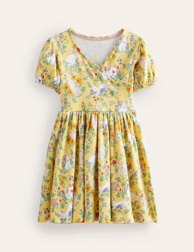 Shop Mini Boden Twirly Ballerina Dress Spring Yellow Bunny Girls Boden