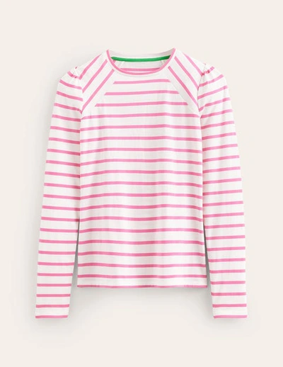 Shop Boden Arabella Stripe T-shirt Sangria Sunset Women