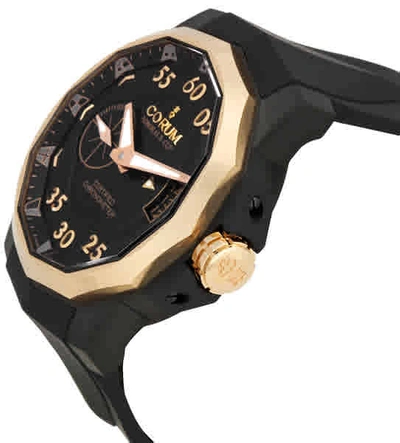Shop Corum Admirals Cup Automatic Men's Watch 947951860371-an24 In Black / Gold / Rose / Skeleton / Tan