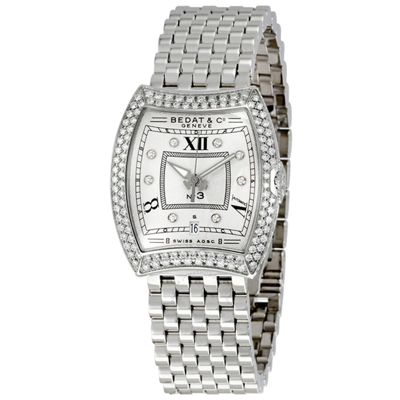 Shop Bedat No 3 White Dial Stainless Steel Ladies Watch 314-051-109