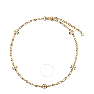 Shop Tory Burch Tory Rolled Tory Gold Roxanne Chain Necklace