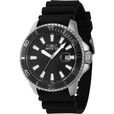 Shop Invicta Pro Diver Quartz Black Dial Men's Watch 46095