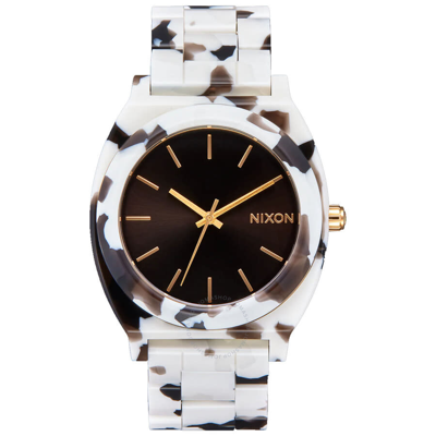 Shop Nixon Time Teller Black Dial Men's Watch A327-2882
