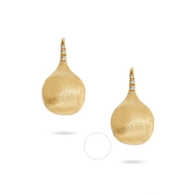 Shop Marco Bicego Africa Constellation Yellow Gold & Diamond Drop Earrings