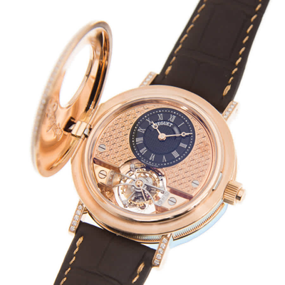 Shop Breguet Classique Hand Wind Diamond Gold Dial Men's Watch 1808br/92/9w6/dd00 In Brown / Gold / Gold Tone / Rose / Rose Gold / Rose Gold Tone