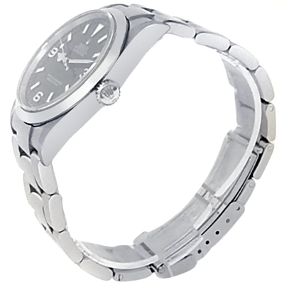 Shop Rolex Explorer Automatic Chronometer Black Dial Men's Watch 114270 Bkso