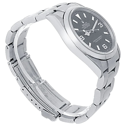 Shop Rolex Explorer Automatic Chronometer Black Dial Men's Watch 114270 Bkso