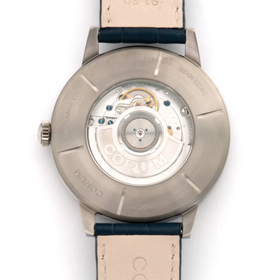 Shop Corum Heritage La Grande Vie Blue Titanium Dial Men's Watch 082.750.04/0f03 In Blue / Grey