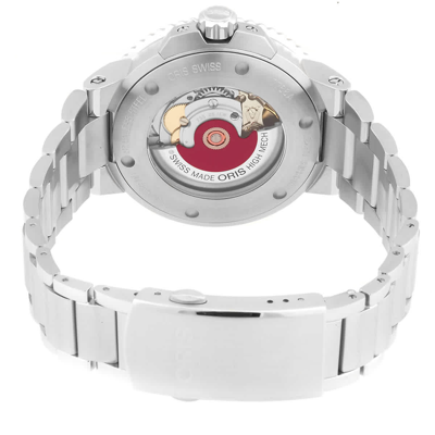 Shop Oris Aquis Date Automatic Multicoloured Dial Special Edition Men's Watch 01 733 7766 4150-set In Grey