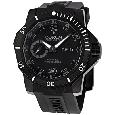 Shop Corum Admirals Cup Titanium Automatic Men's Watch 947950940371-an22 In Black / Tan