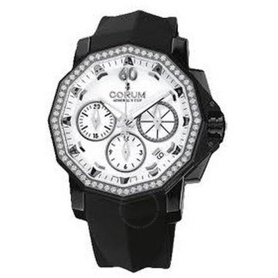 Shop Corum Admiral's Cup Chronograph Automatic Men's Watch 984.970.97/f371 Aa32 In Admiral / Black / Skeleton / White