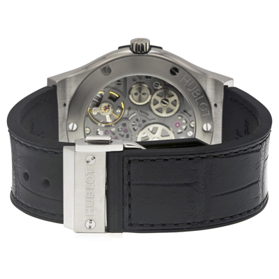 Shop Hublot Classic Fusion Skeleton Dial Men's Watch 545.nx.0170.lr In Black / Skeleton